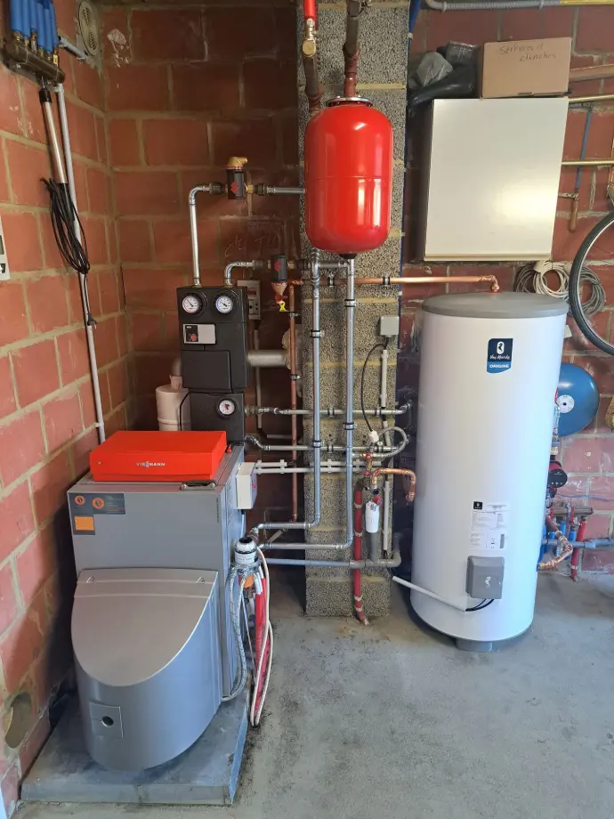 Installation de chauffage présentée dans la galerie VikServices